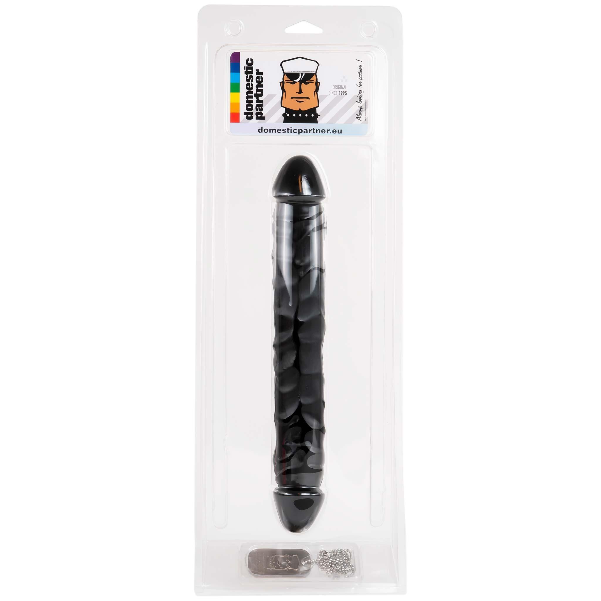 Domestic Partner Double Dildo, 30 cm, Black