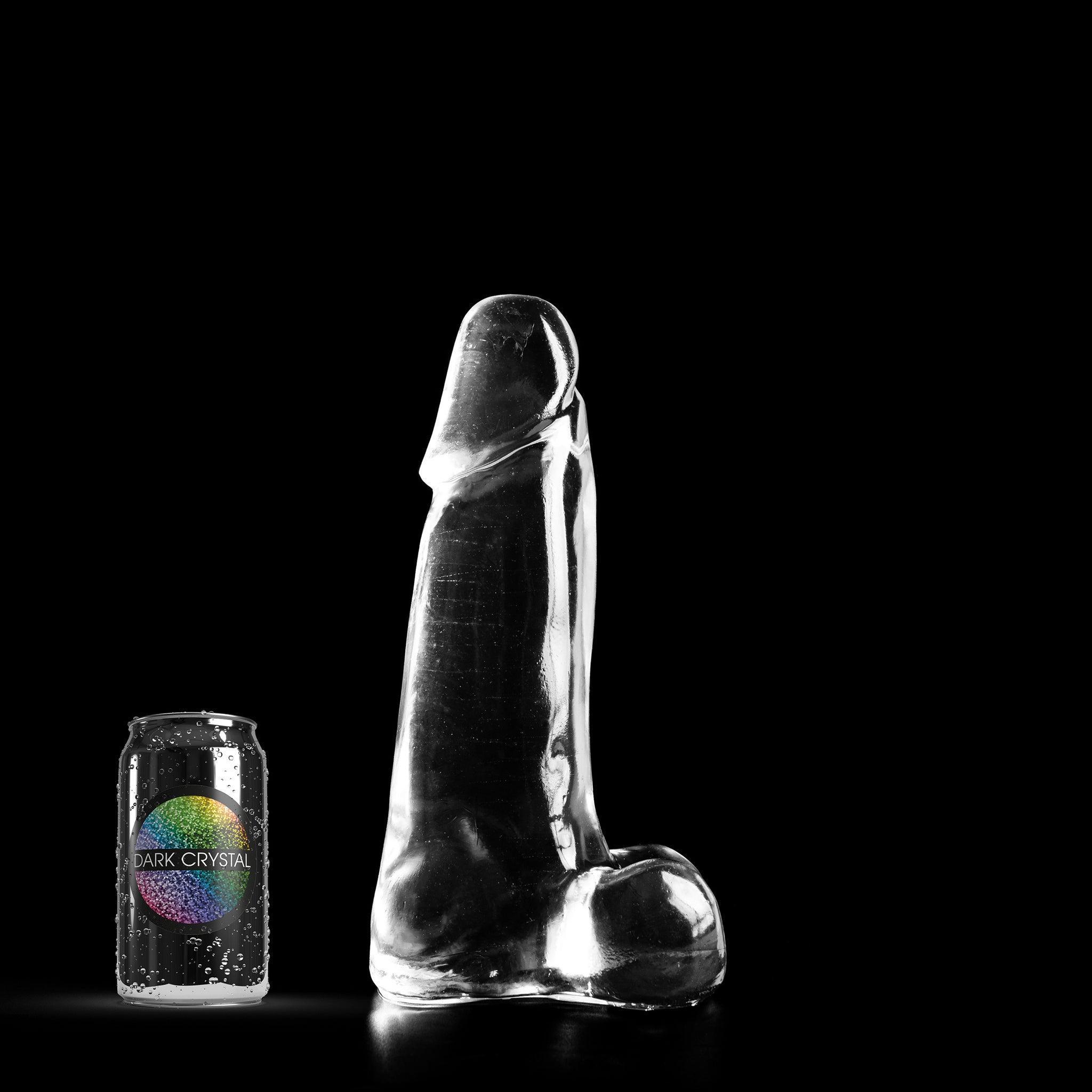 Dark Crystal Cosmo Dildo, 28 cm, Clear
