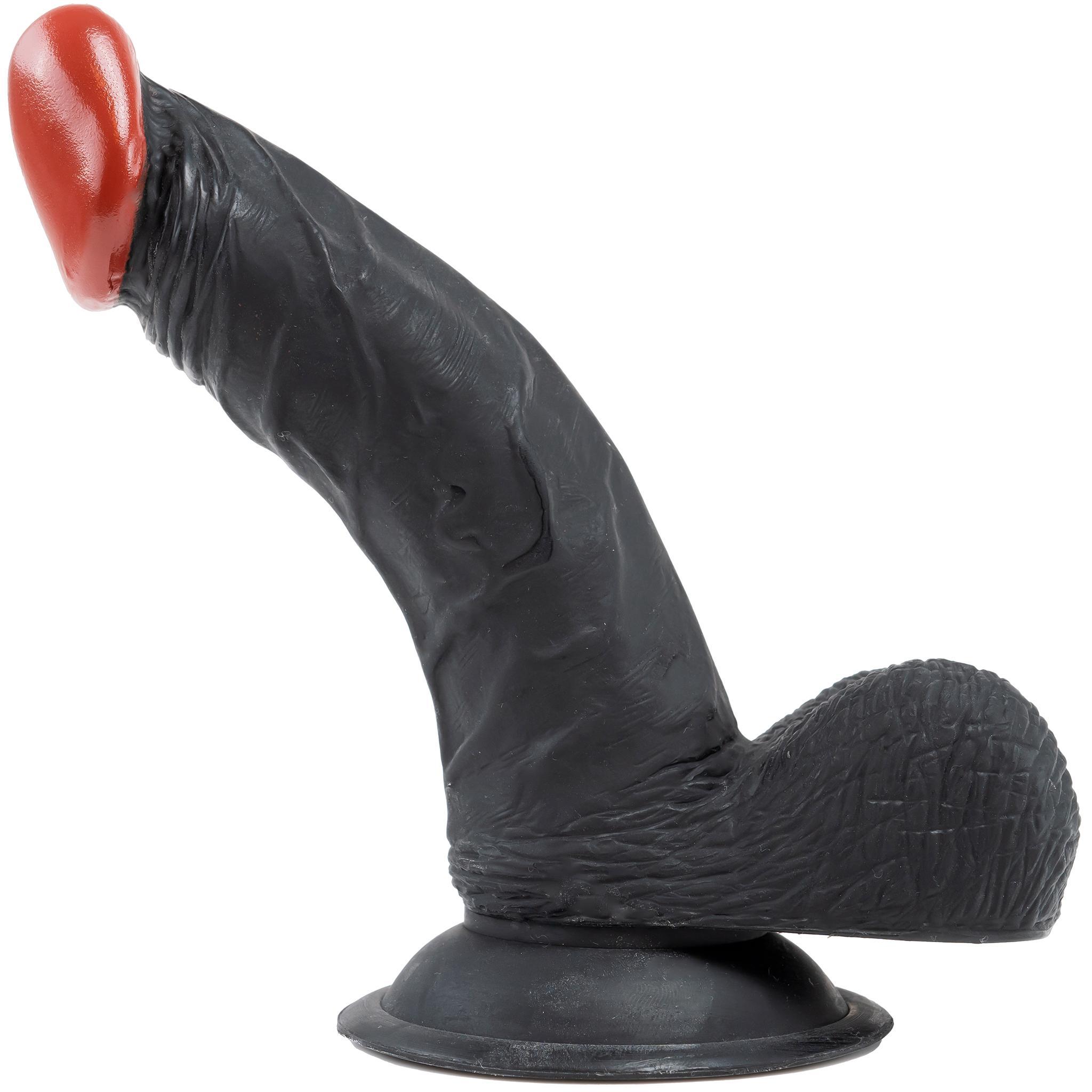 Charlie the Wall Mounter Dildo with Suction Cup, 16,5 cm, Black Charlie the Wall Mounter Dildo with Suction Cup, 16,5 cm, Black