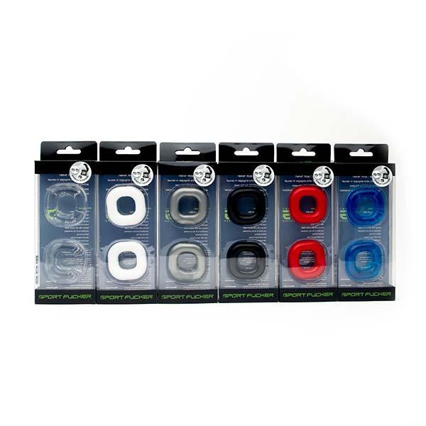 Sport Fucker Boner Expansion 2-Pack Cockring, Silver