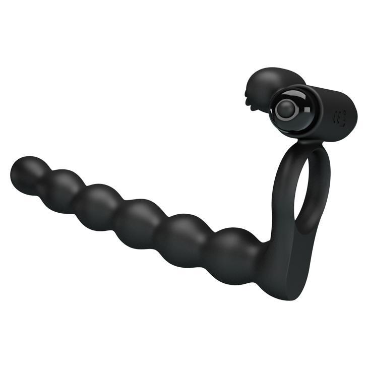 PRETTY LOVE - Hercules Penis Sheath Iii, 10 functions of vibrationwaterproof, silicone1 AAA battery 153-96-65