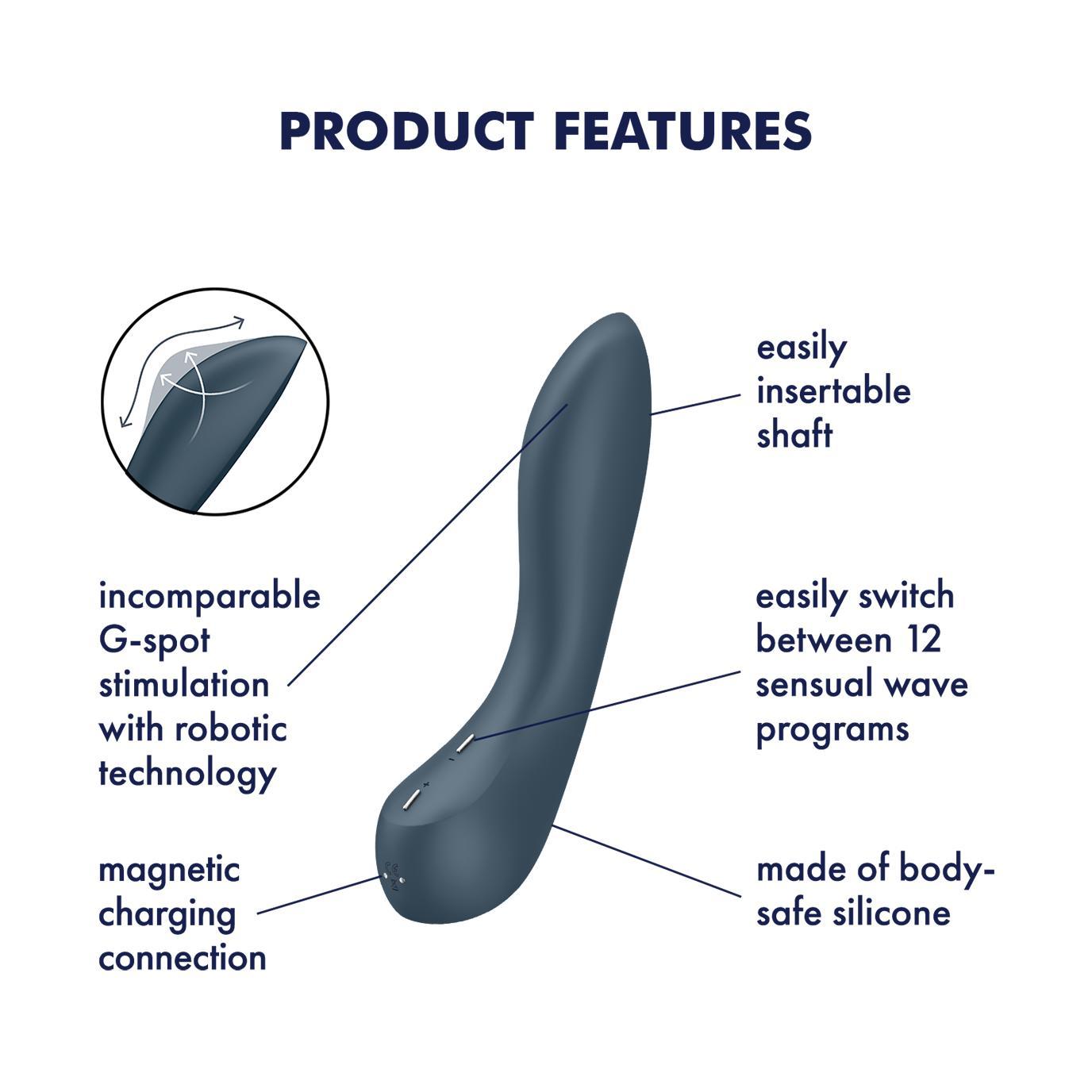 Satisfyer G-Spot Wave 4, Dark Blue