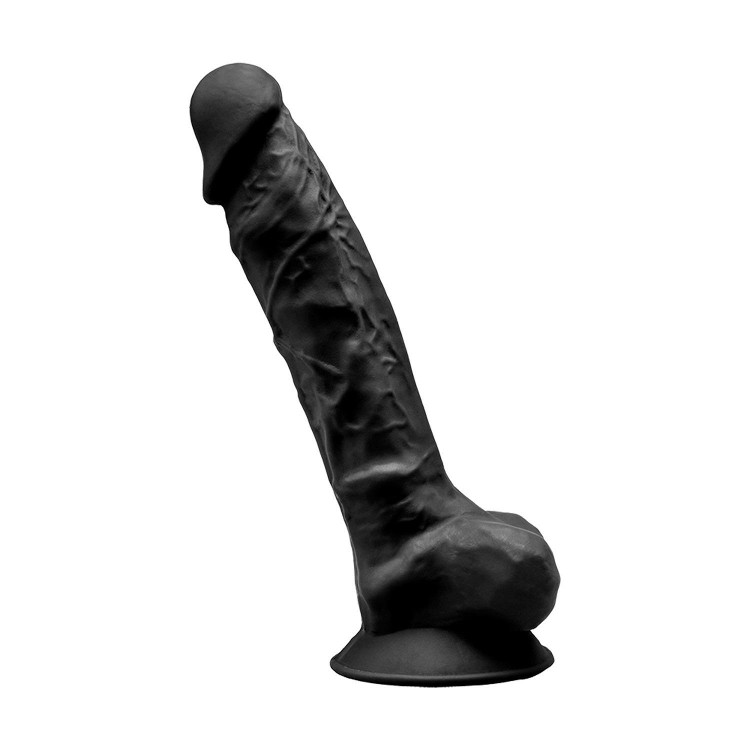 SILEXD Premium Silicone Dildo Model 1, 23 cm, Black SILEXD Premium Silicone Dildo Model 1, 23 cm, Black