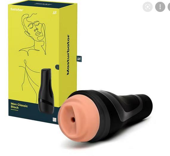 Satisfyer Men Classic Masturbator, Black, 25,9 cm Satisfyer Men Classic Masturbator, Black, 25,9 cm