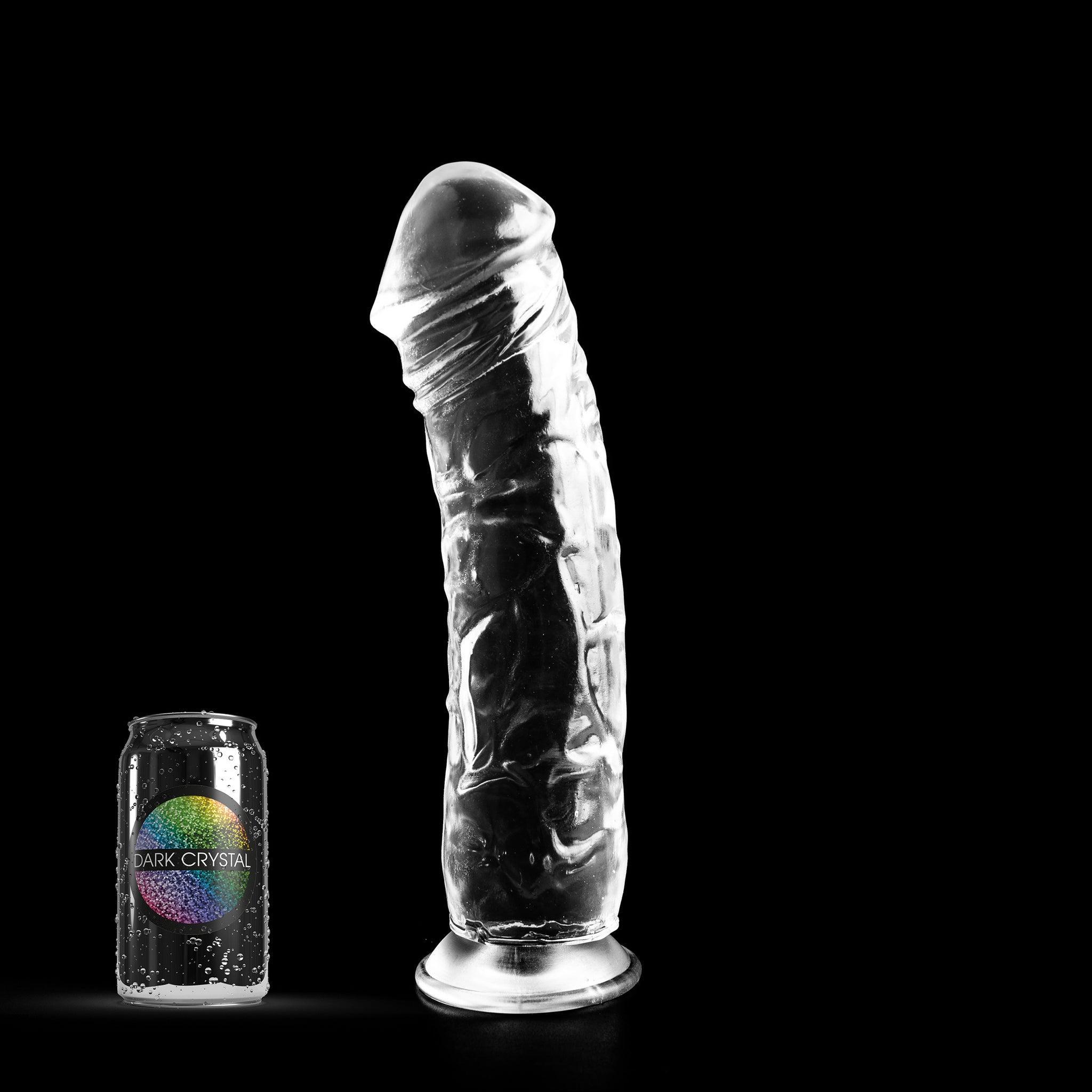 Dark Crystal Livio Dildo, 33 cm, Clear