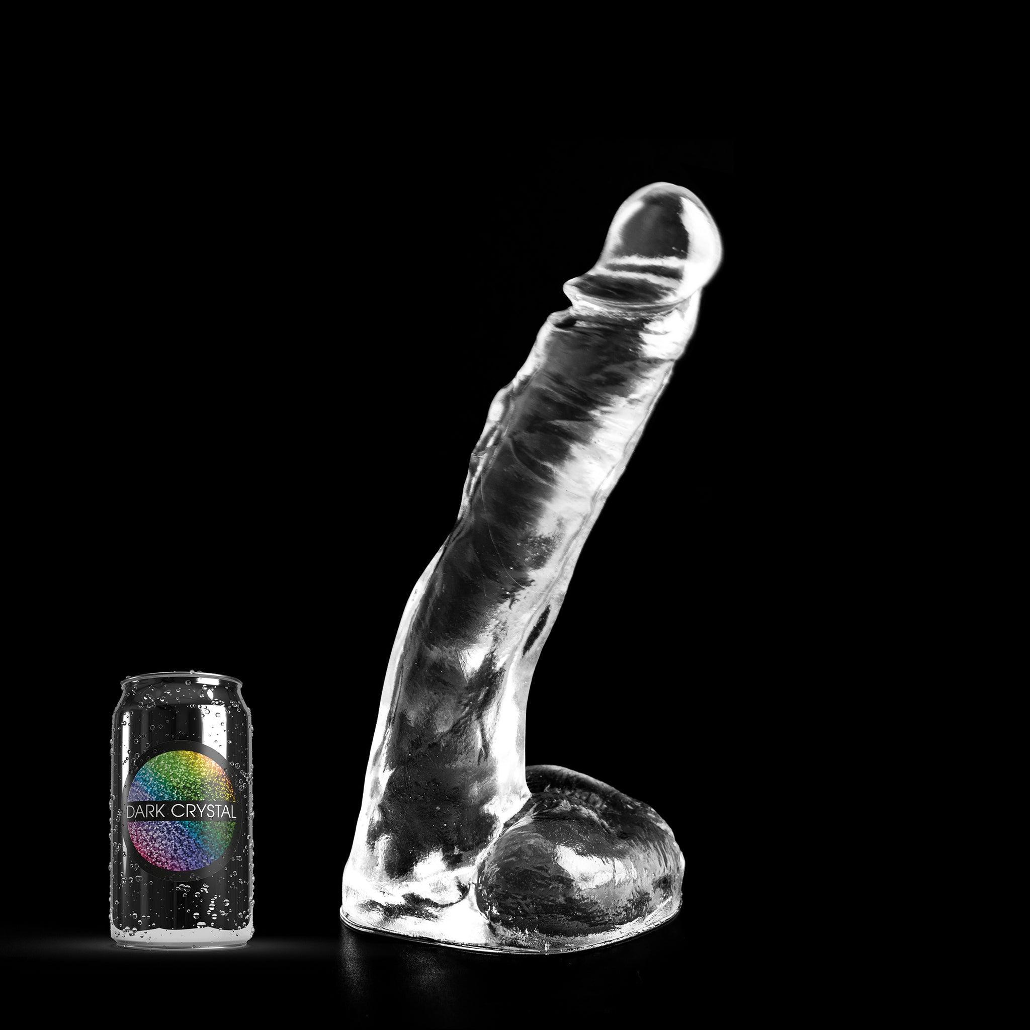 Dark Crystal Josh Dildo, 32 cm, Clear
