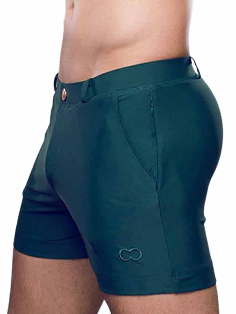 2Eros Bondi Bar Beach Swim Shorts S60 Green (Series 3) - Size: L