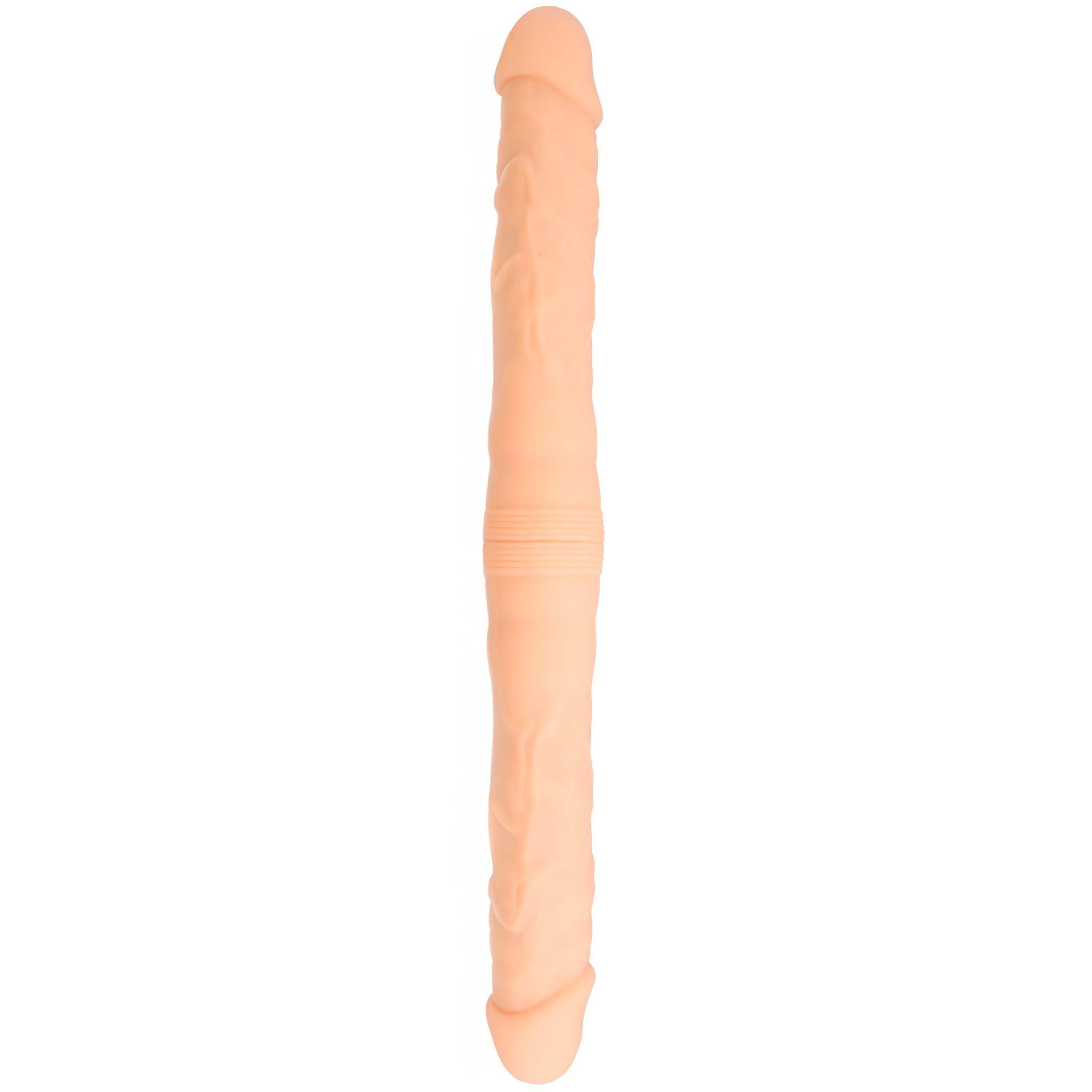 SILEXD Premium Silicone Model 1 Double Dong M, 42 cm, Flesh