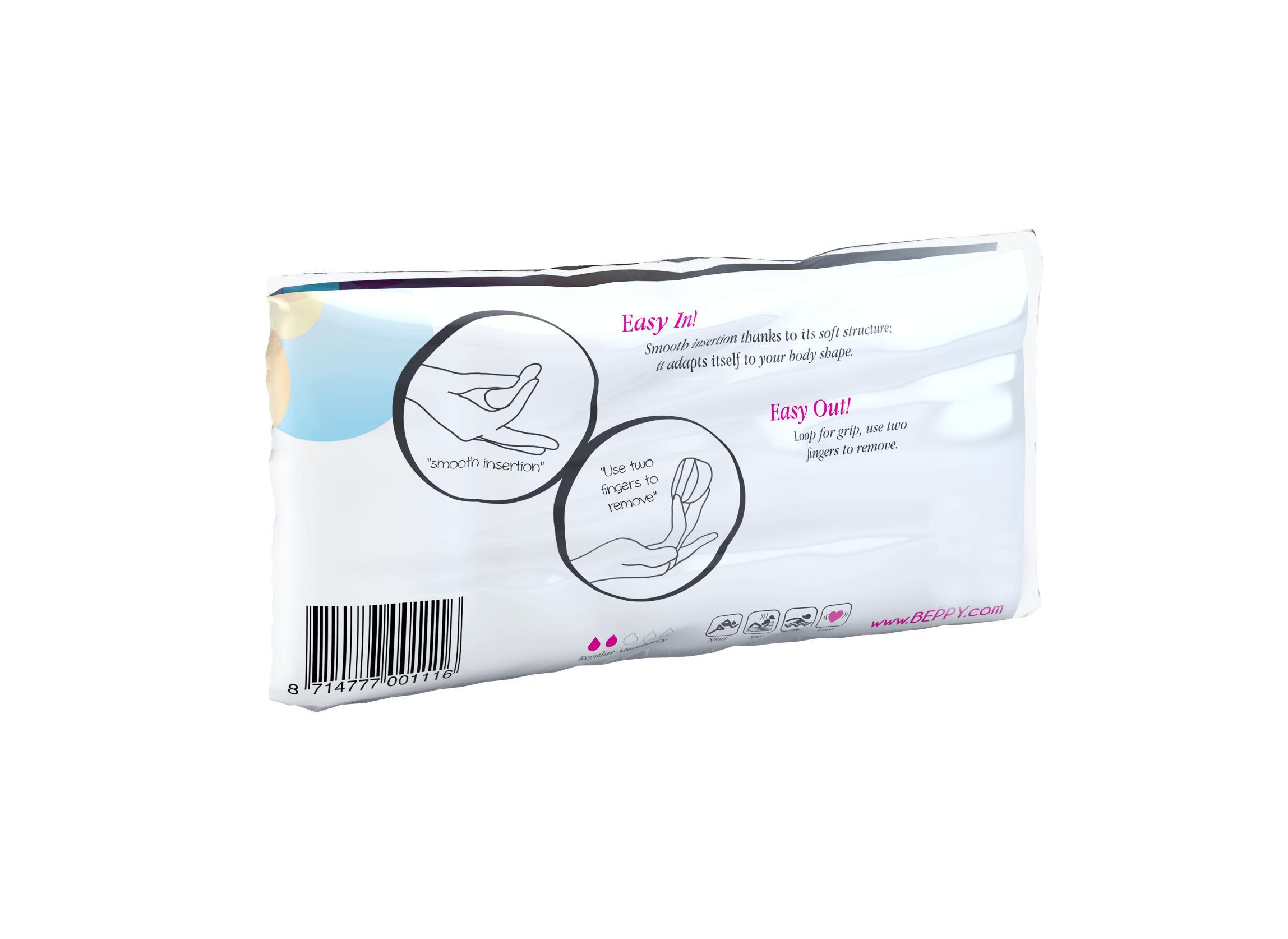 Beppy Soft &amp| Comfort Tampons DRY, Stringless, 4 pcs