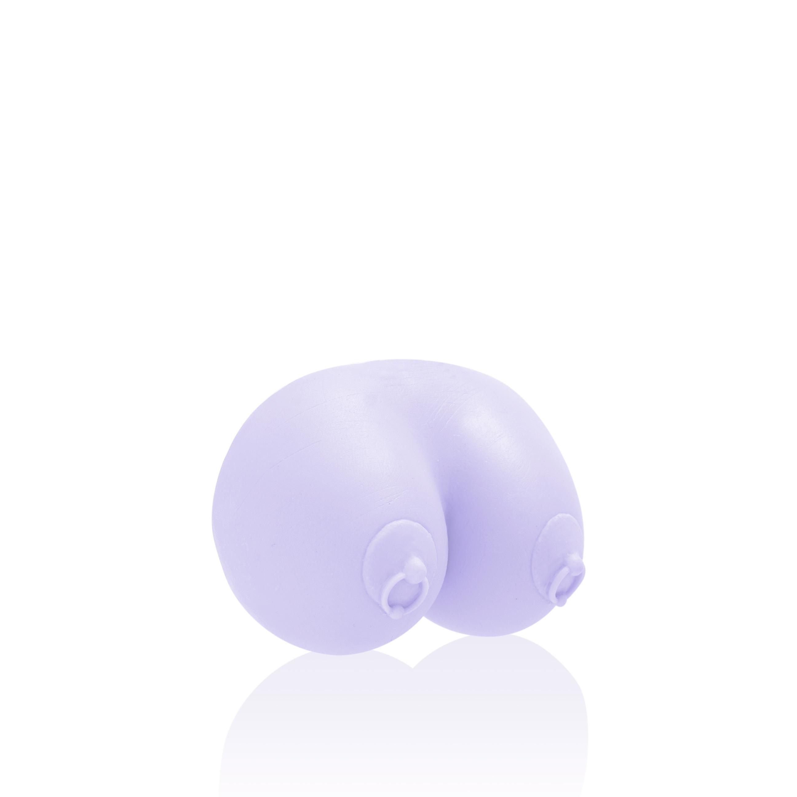 SI Sexxy Soaps, Breasts with Nipple Rings, Purple, Lavender Scent Bohemian Rhapsody