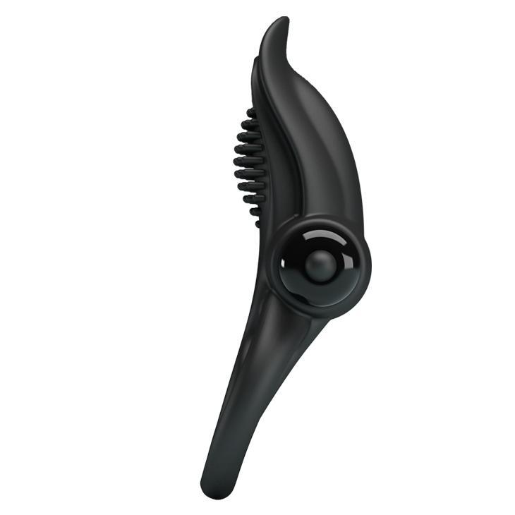 PRETTY LOVE - Vibrant Penis Ring & Stimulator, 56 mm, Black