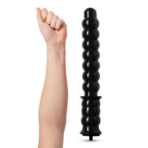 Bulls Eye Anal Dildo Night Stick - Under Arrest, 37,5 cm, Black