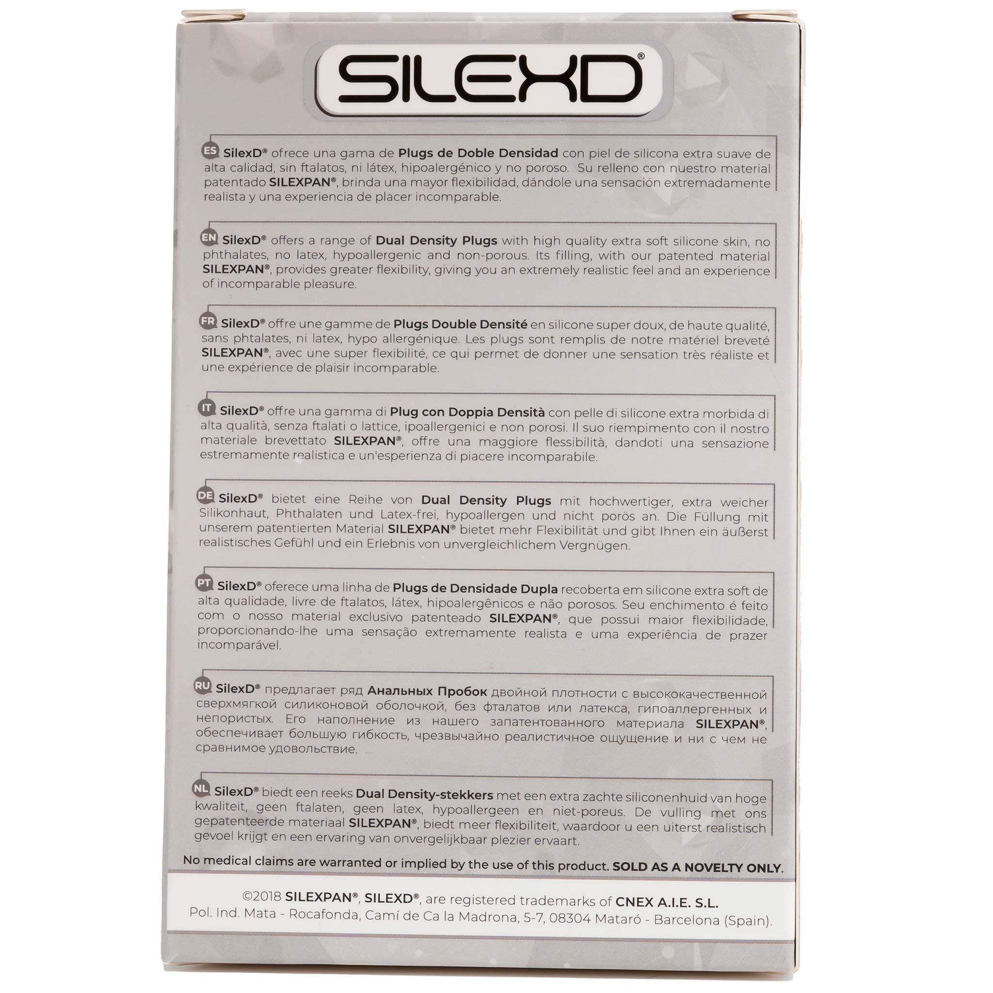 SILEXD Premium Silicone Plug Model 1 XS, 8 cm, Black
