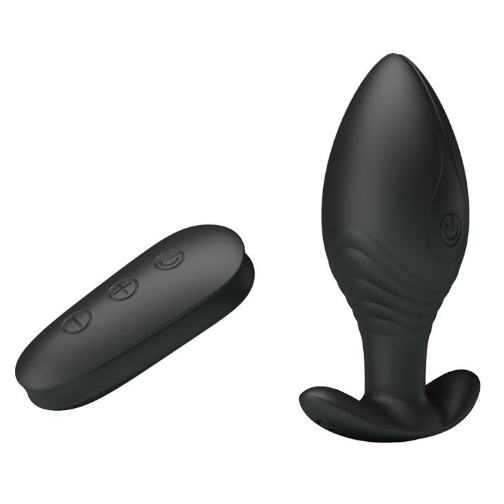 PRETTY LOVE - Regina, anal vibrator with remotewaterproof, memory12 funtions of vibrationrechargeable 34-88