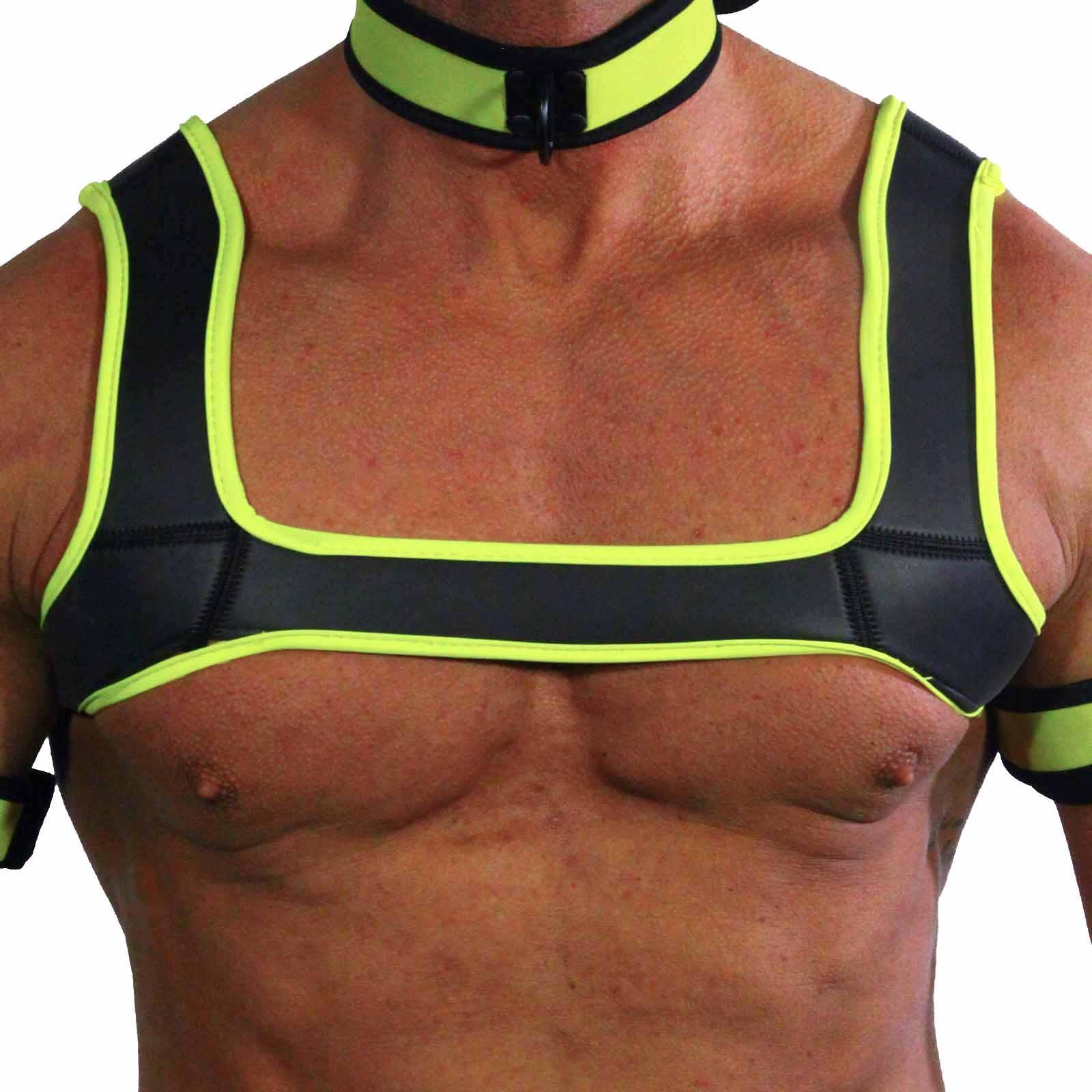 Rude Rider Neoprene Harness Black/Yellow, M size