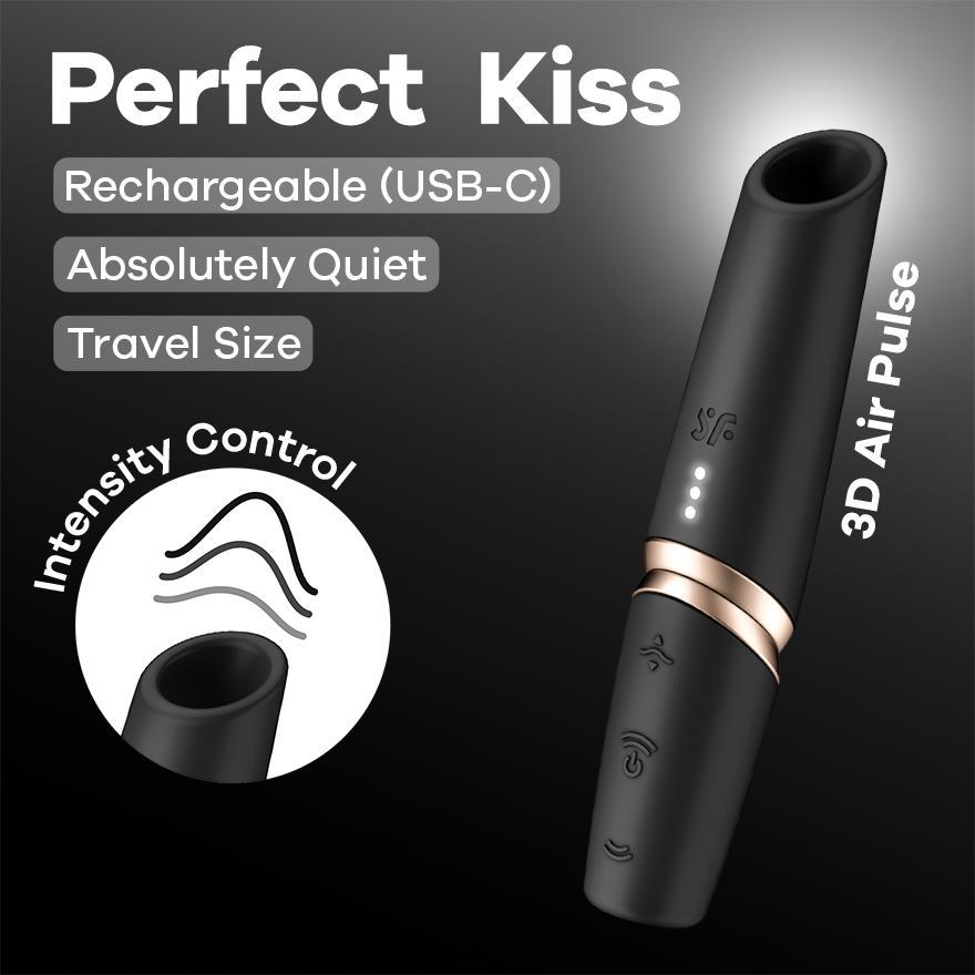 Satisfyer Perfect Kiss, Black