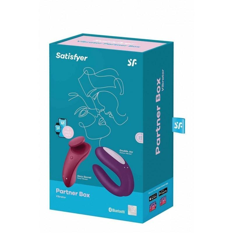 Satisfyer Partner Box 1 (Double Joy & Sexy Secret), Red & Purple Satisfyer Partner Box 1 (Double Joy & Sexy Secret), Red & Purple