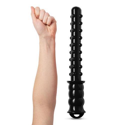 Bulls Eye Anal Dildo Night Stick - Stop Police, 37,5 cm, Black