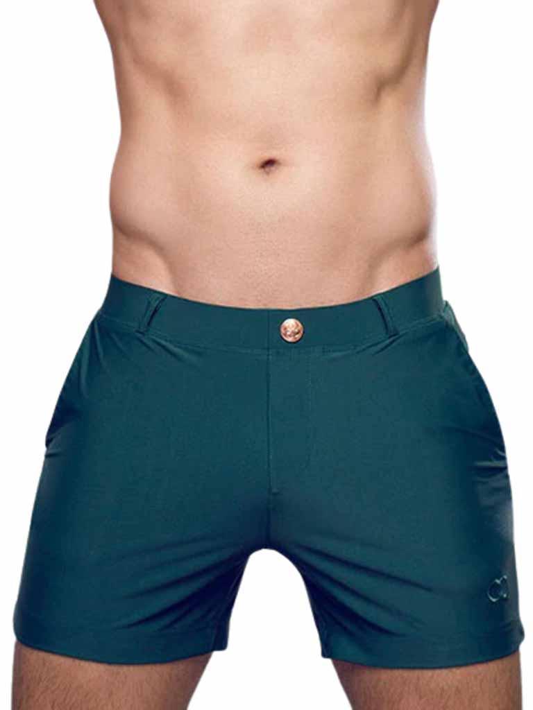 2Eros Bondi Bar Beach Swim Shorts S60 Green (Series 3) - Size: L