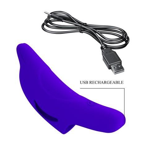 Pretty Love Delphini Honey Finger Blue Vibrator