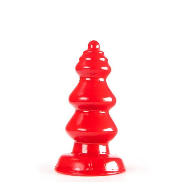 ZIZI XXX Ridge Butt Plug, 10,5 cm, Red