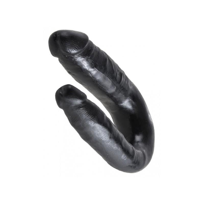 King Cock U-SHAPED SMALL DOUBLE TROUBLE FLESH, 33,5 cm
