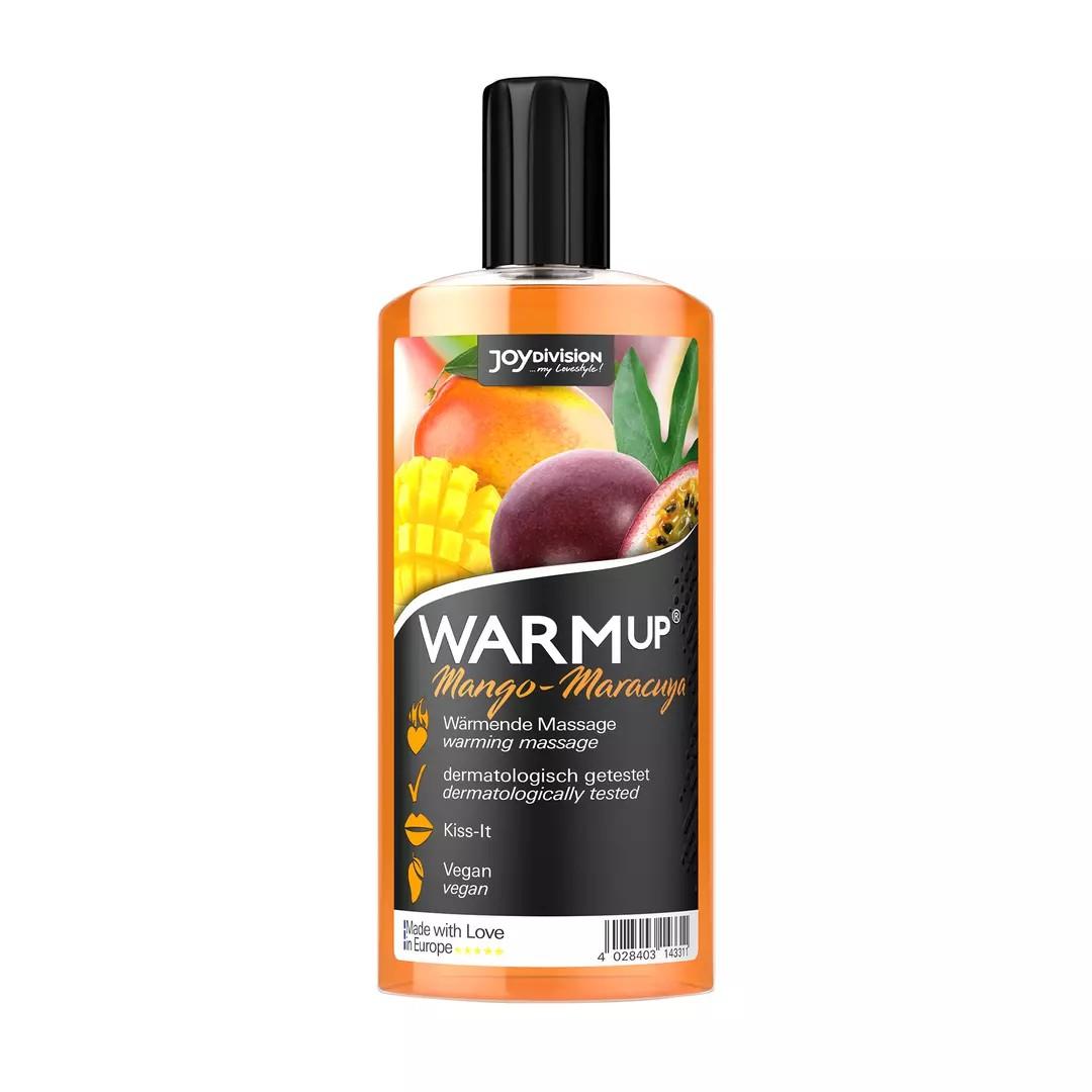 JoyDivision WARMup Warming Massage Liquid, Mango & Maracuya, 150 ml