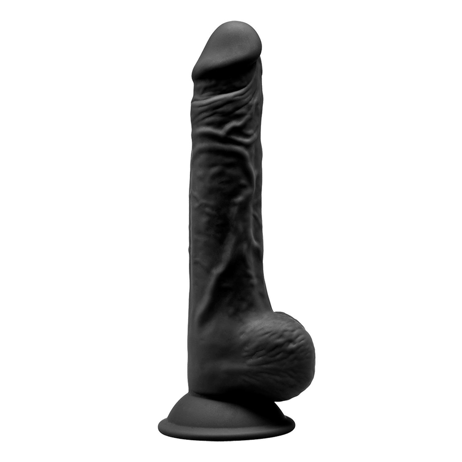 SILEXD Premium Silicone Dildo Model, 24 cm, Black SILEXD Premium Silicone Dildo Model, 24 cm, Black