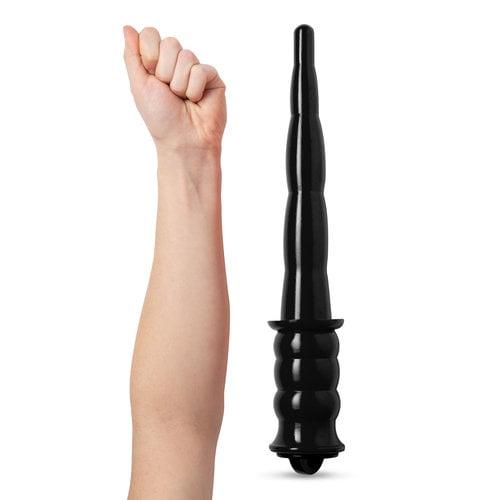 Bulls Eye Anal Dildo Night Stick - Busted, 37 cm, Black