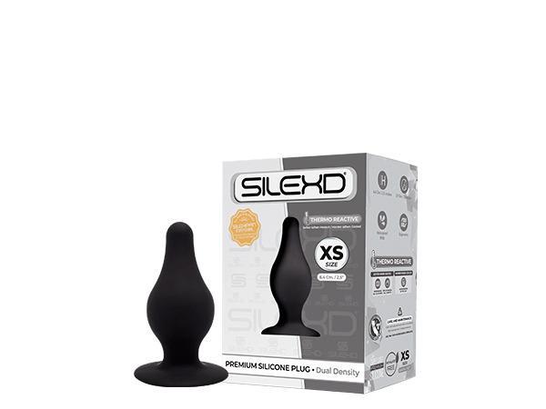 SILEXD Premium Silicone Plug Model 2 XS Black, 6,4 cm