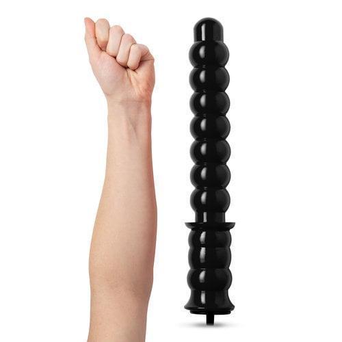 Bulls Eye Anal Dildo Night Stick - Under Arrest, 37,5 cm, Black