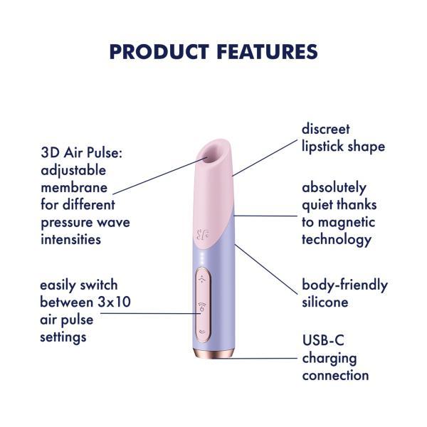Satisfyer Bold Kiss, Purple