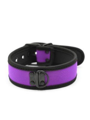 RudeRider Neoprene Puppy Collar Purple