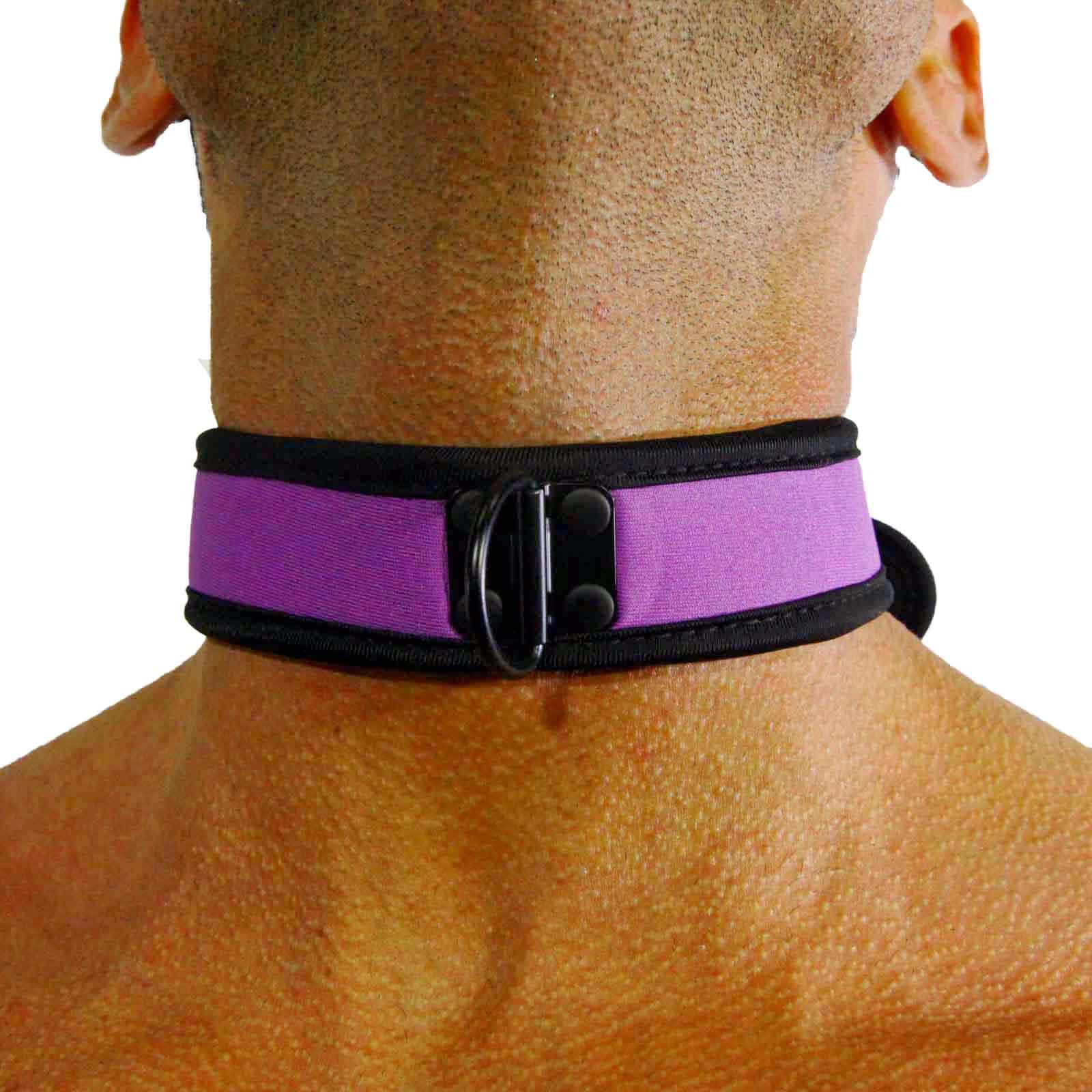 RudeRider Neoprene Puppy Collar Purple