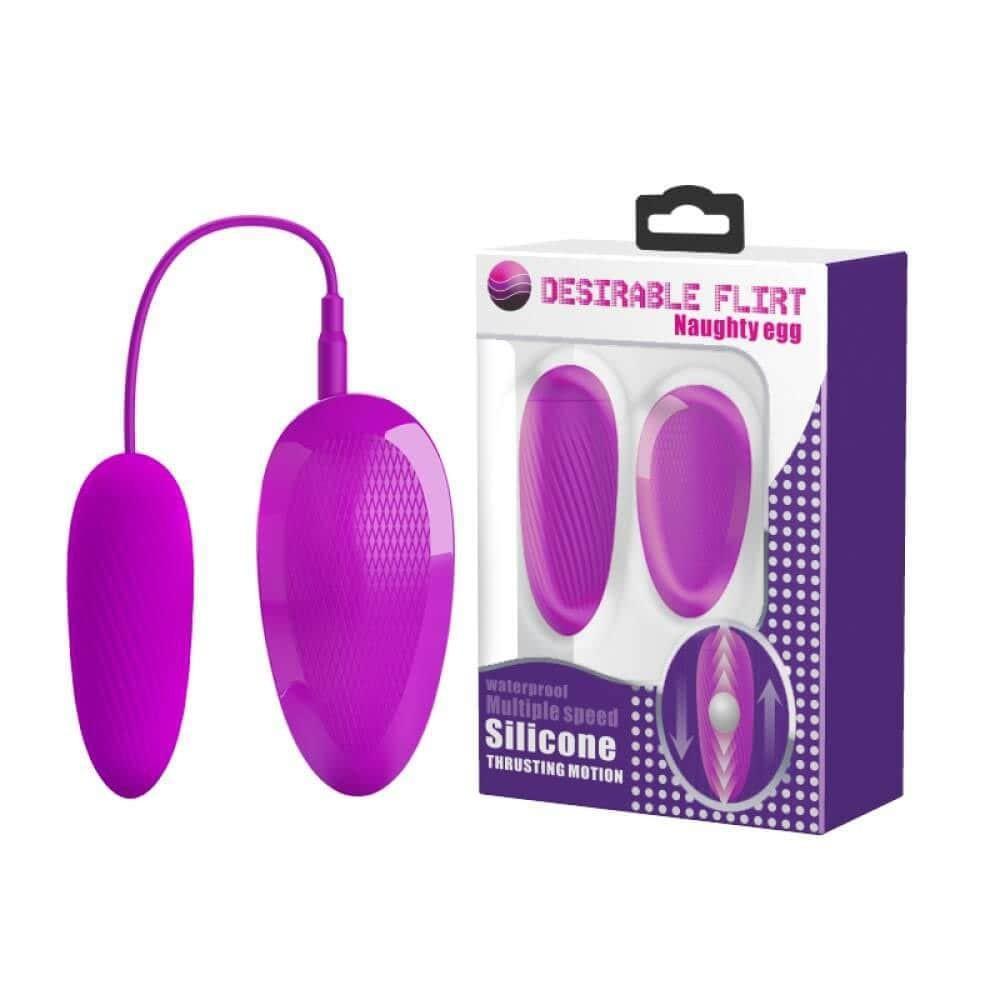 PRETTY LOVE - Desirable Flirty Naught Egg Vibrator, Purple