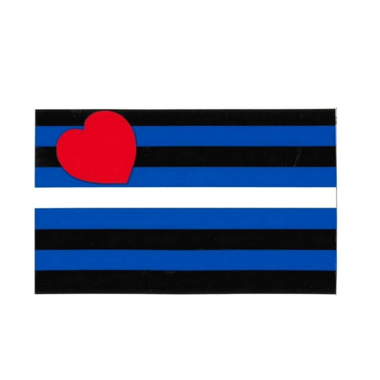 Leather Pride Sticker 76 x 115 mm