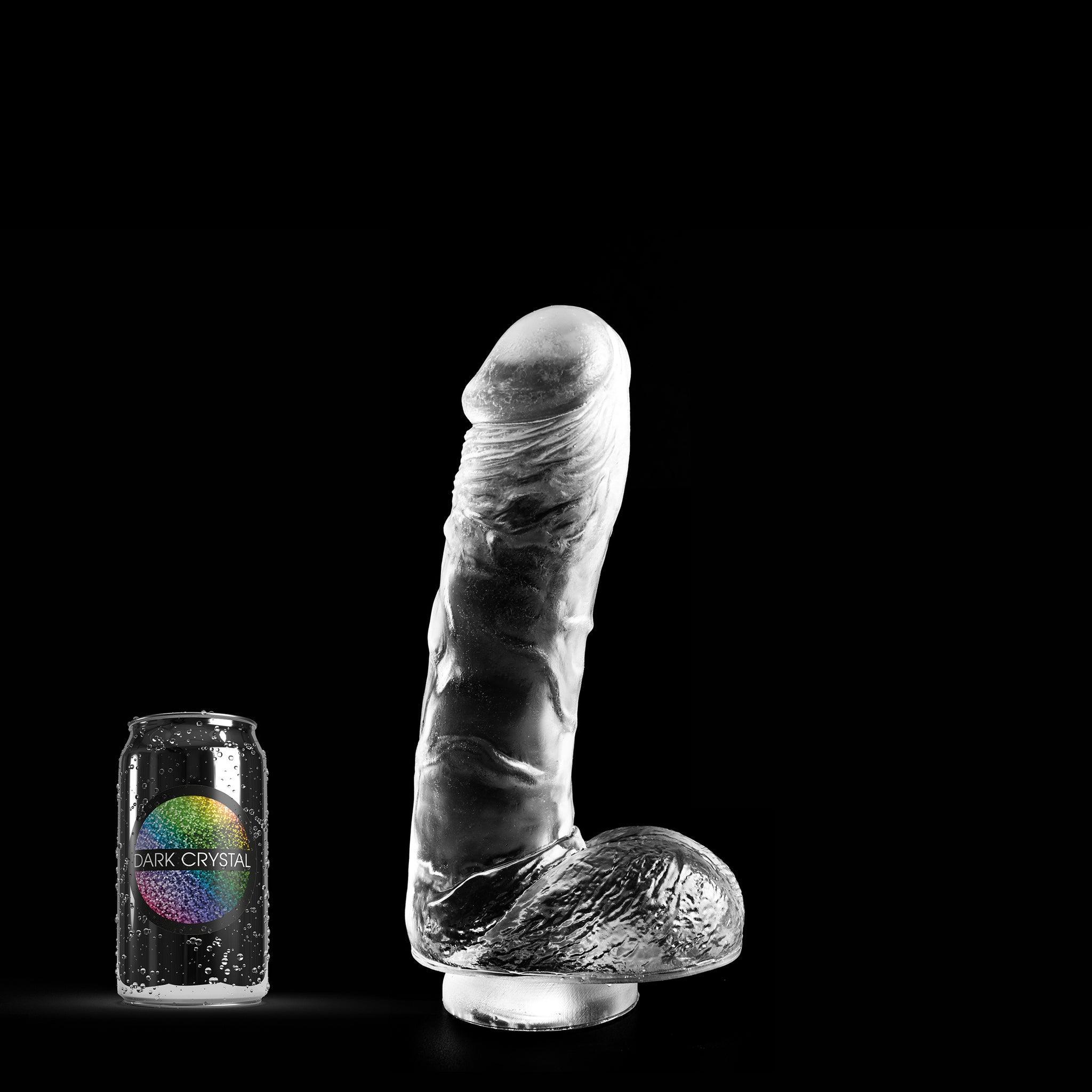 Dark Crystal Helgo Dildo, 27 cm, Clear