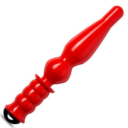 Bulls Eye Anal Dildo Night Stick - Police Brutality, 37,5 cm, Red